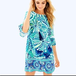 Lilly Pulitzer Ophelia Swing Dress Agate Green Roe Your Boat, large